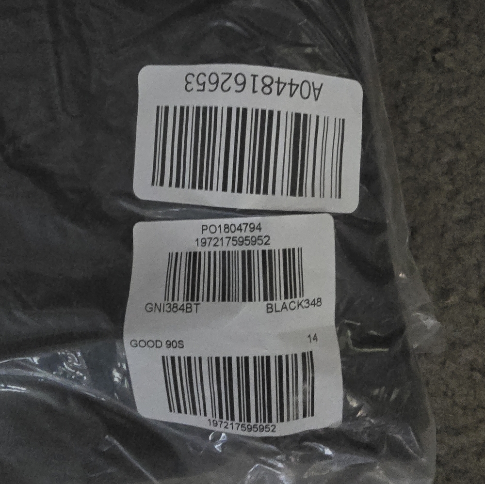 NWT Good American Good 90s Relaxed Jeans - Size 14 Black - Picture 5 of 7